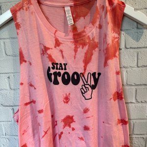 Stay Groovy Crop Tank